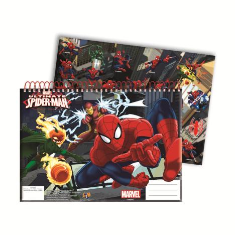 A4 Ultimate Spiderman Spiral Sketch Book With Stickers £1.99